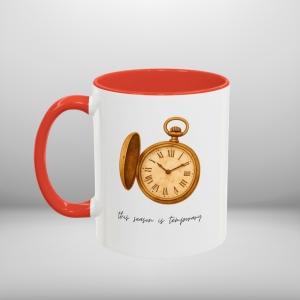 "This Season Is Temporary" Coffee Mug – Accent Mug (11/15oz)