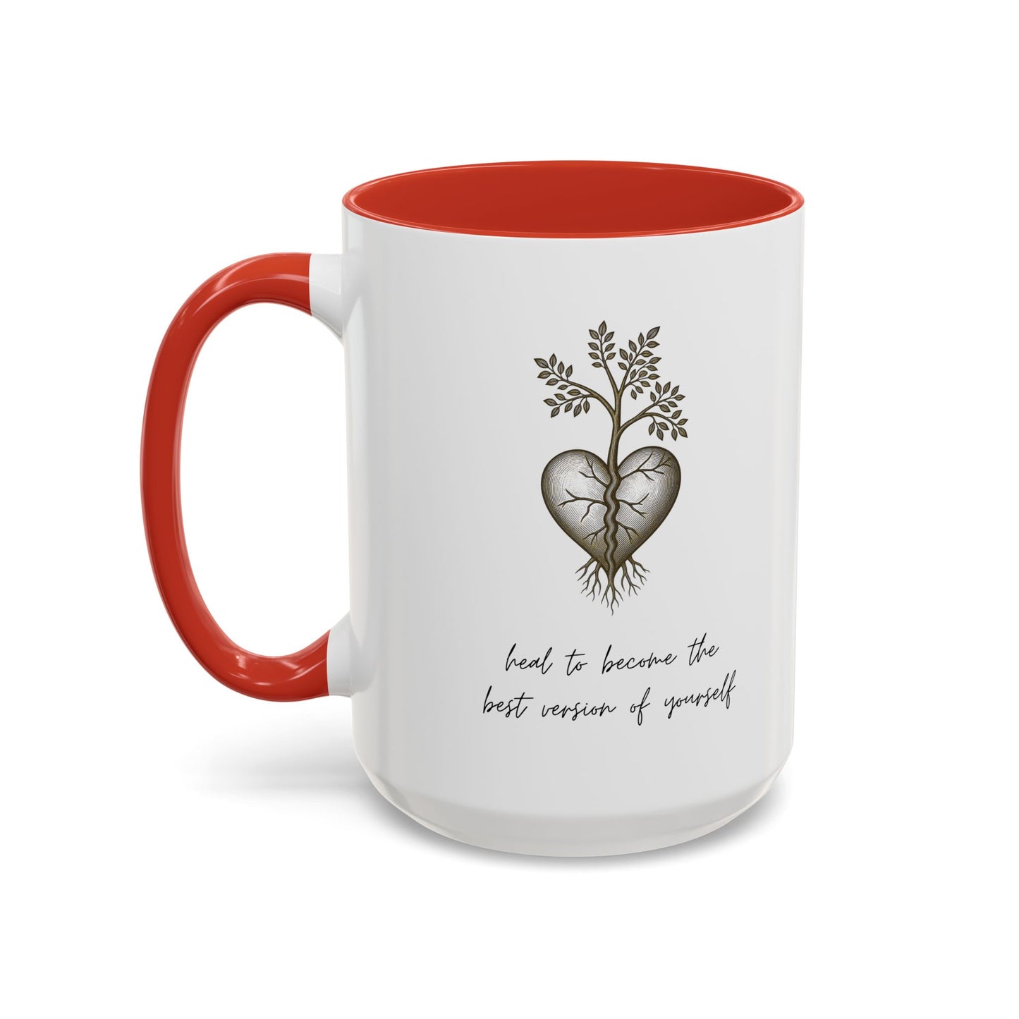 'Heal Yourself' Coffee Mug — Motivational & Inspirational Gift (11/15oz)