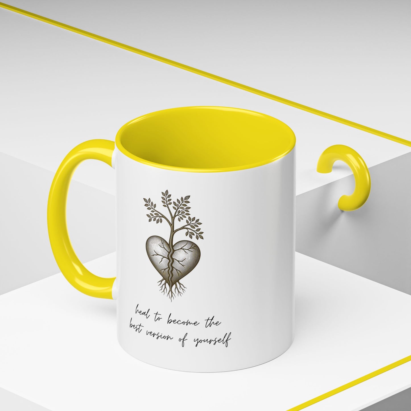 'Heal Yourself' Coffee Mug — Motivational & Inspirational Gift (11/15oz)
