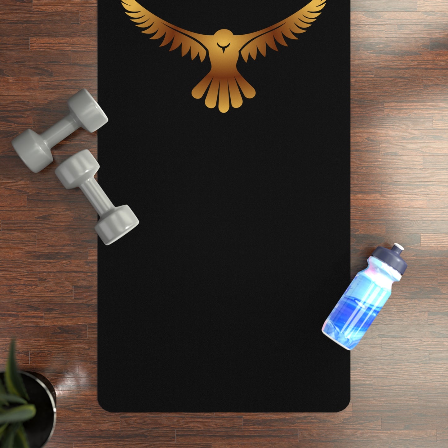 The Odyssey Golden Rubber Yoga Mat — Non-Slip Fitness & Pilates Mat