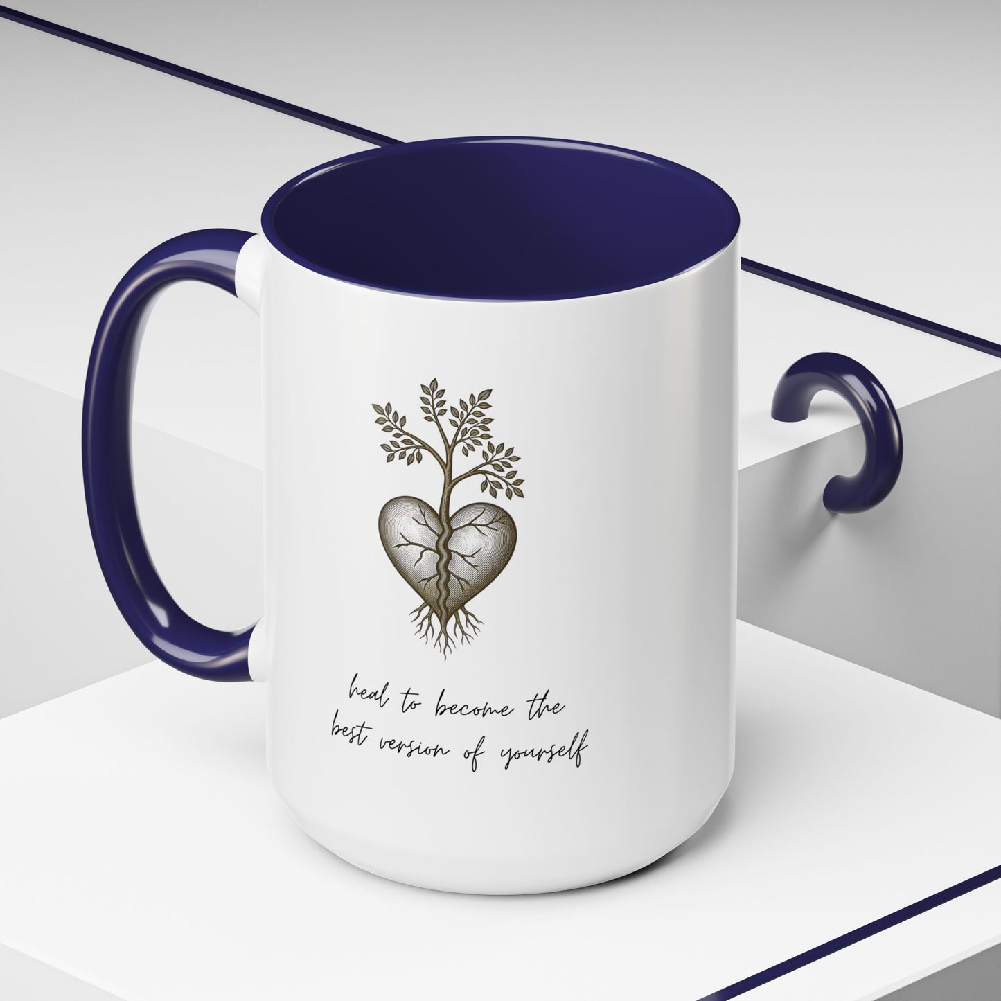 'Heal Yourself' Coffee Mug — Motivational & Inspirational Gift (11/15oz)