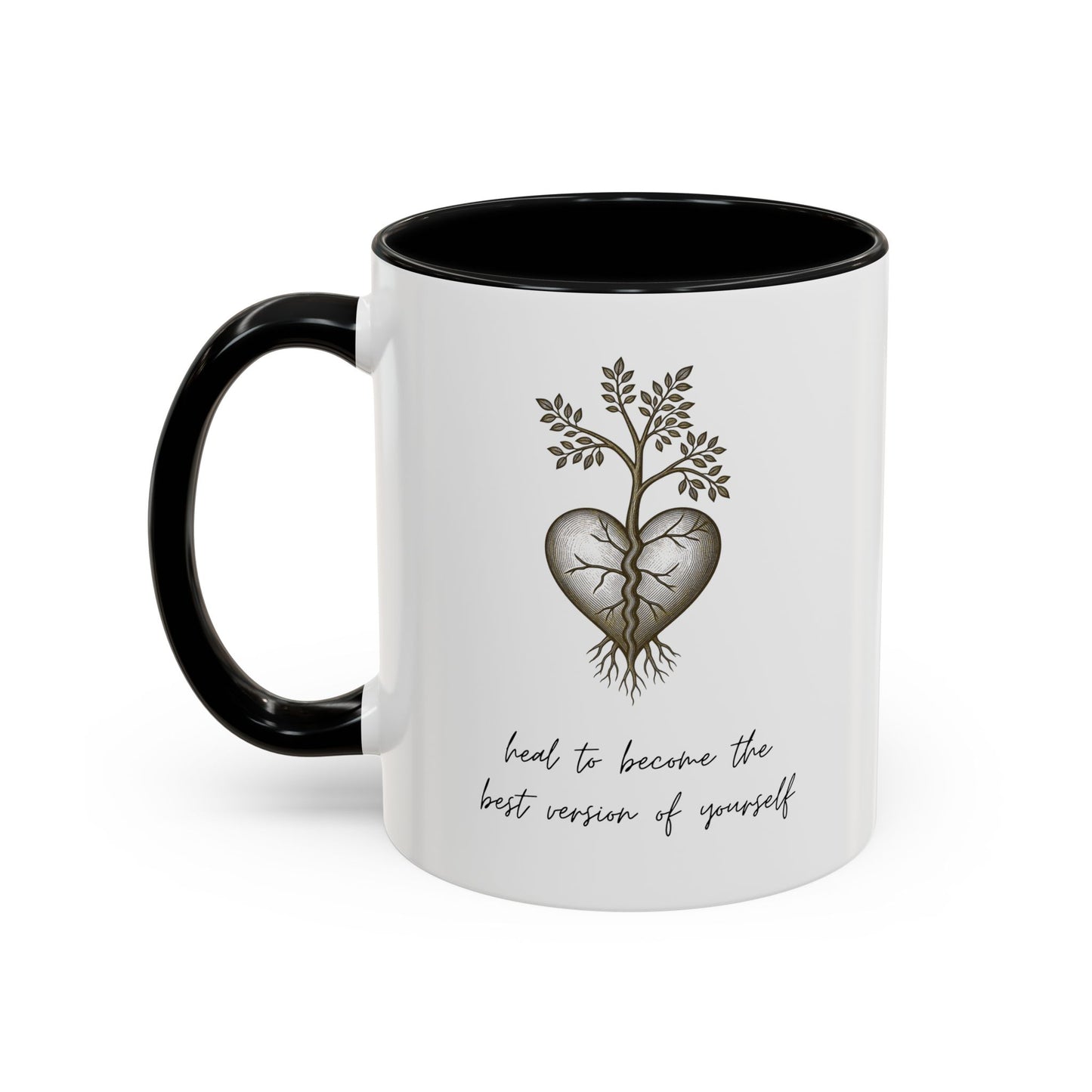 'Heal Yourself' Coffee Mug — Motivational & Inspirational Gift (11/15oz)