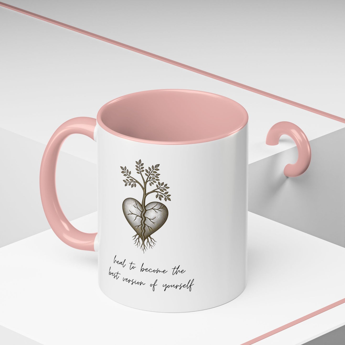 'Heal Yourself' Coffee Mug — Motivational & Inspirational Gift (11/15oz)