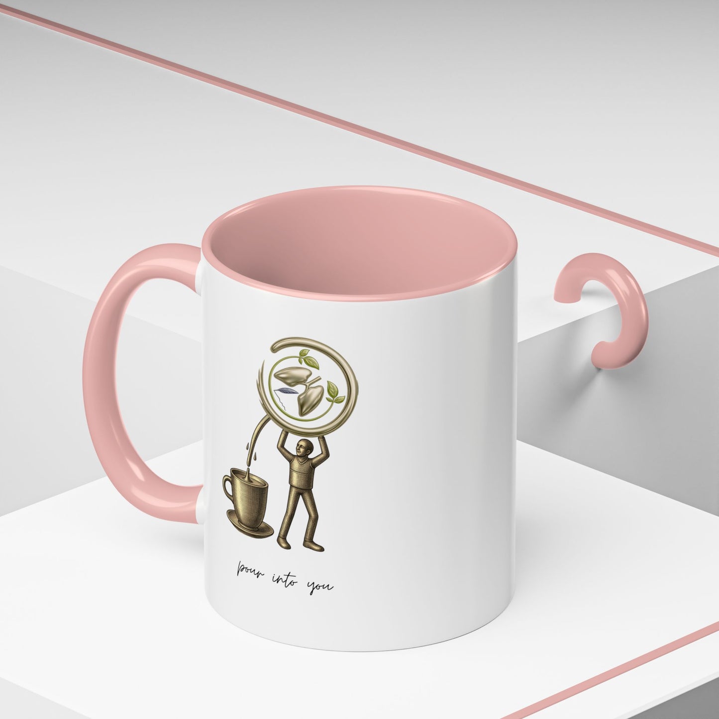 "Pour Into You" Accent Coffee Mug