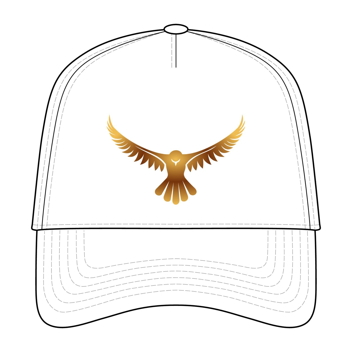 Odyssey Cap — Five-Panel Twill Hat with Phoenix Design
