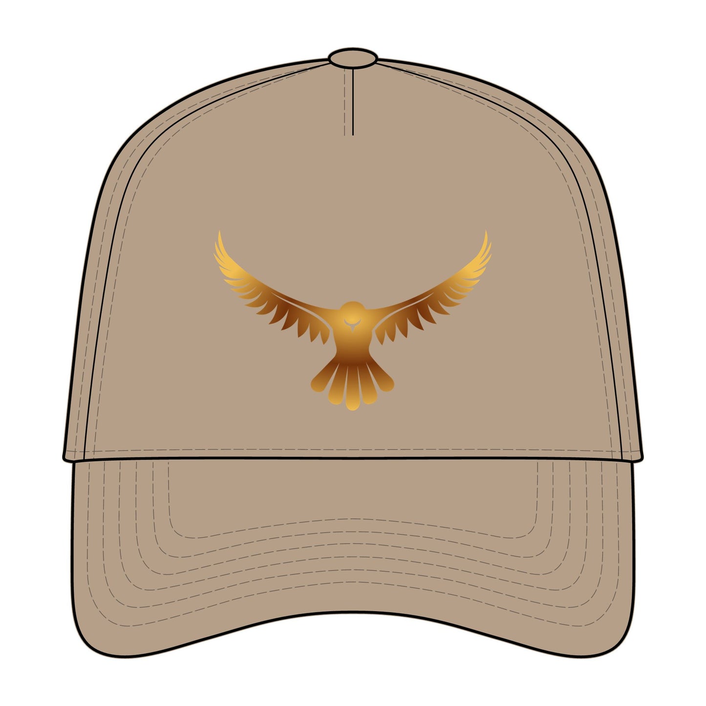 Odyssey Cap — Five-Panel Twill Hat with Phoenix Design