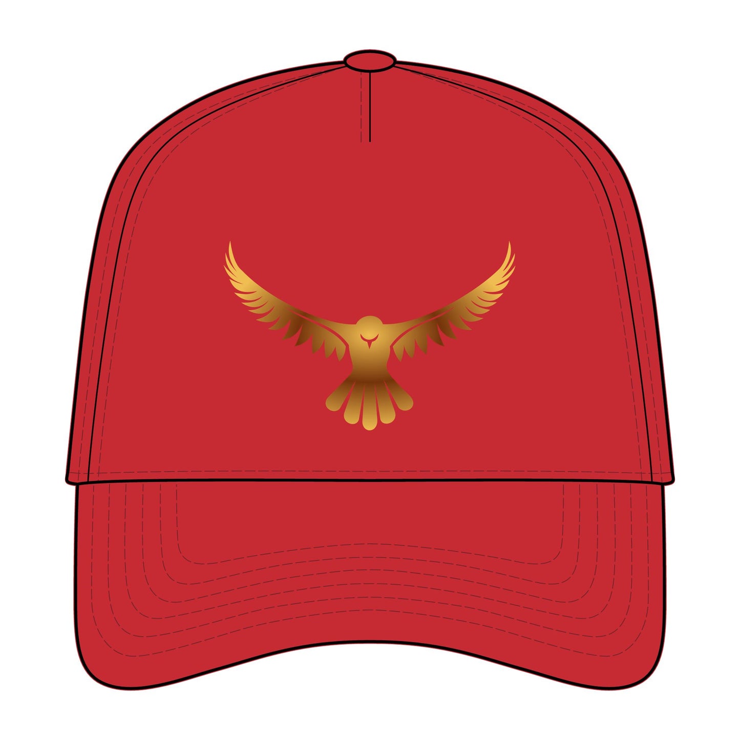 Odyssey Cap — Five-Panel Twill Hat with Phoenix Design