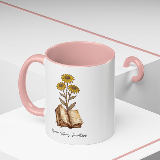 "Your Story Matters" Cozy Accent Coffee Mug (11/15oz)