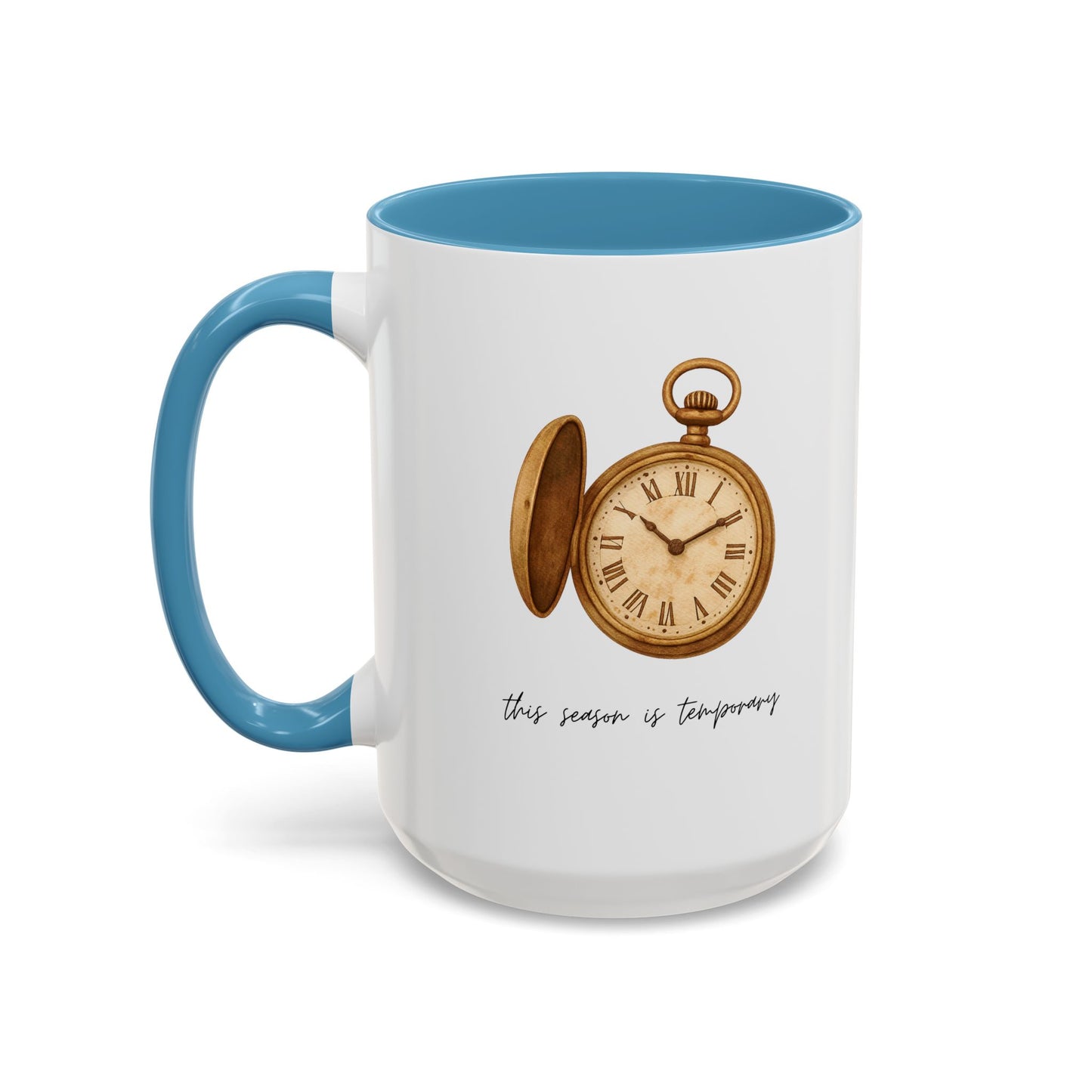 "This Season Is Temporary" Coffee Mug – Accent Mug (11/15oz)