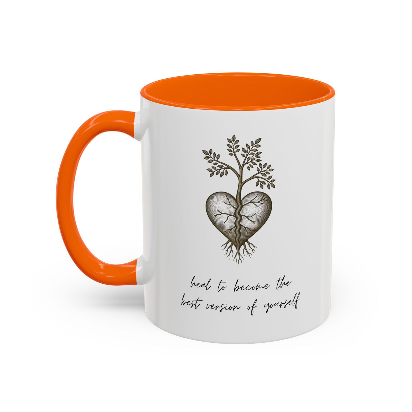 'Heal Yourself' Coffee Mug — Motivational & Inspirational Gift (11/15oz)