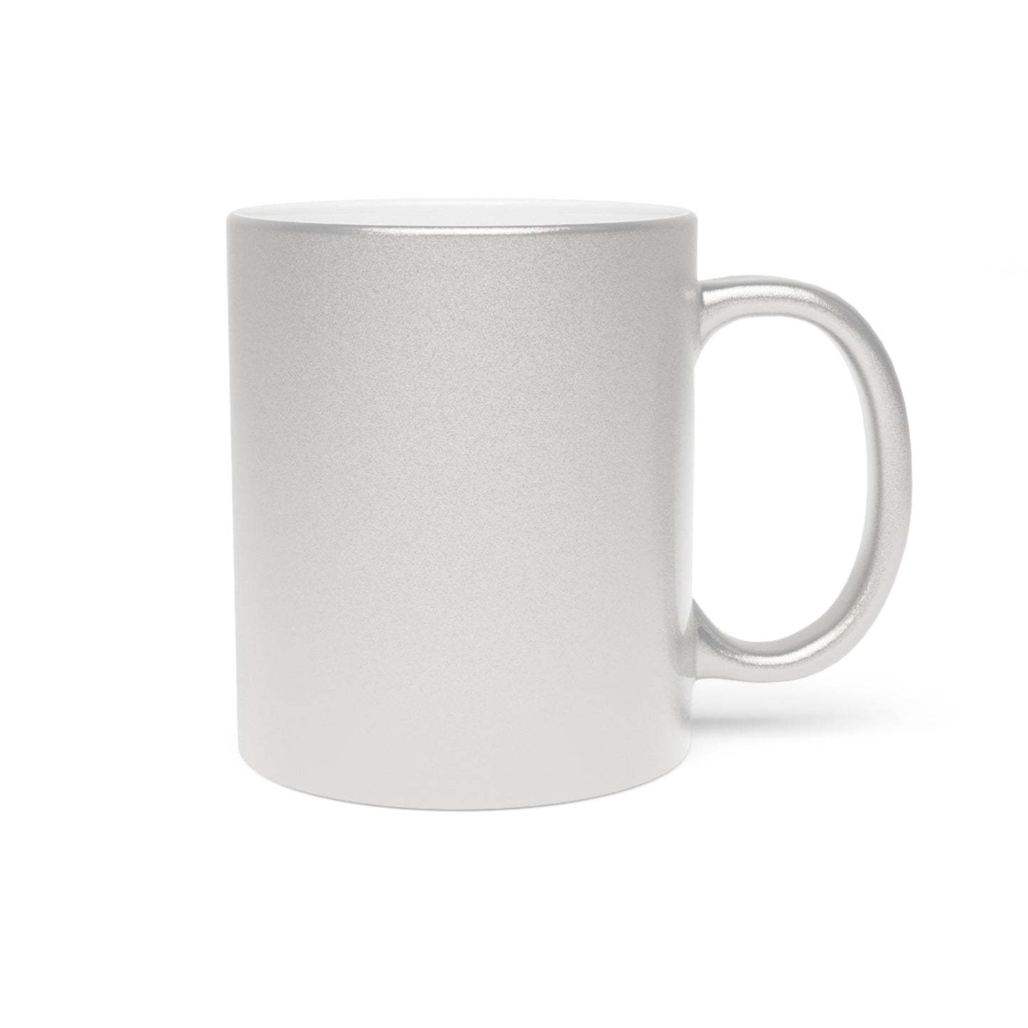 Odyssey Metallic Rise Mug — Silver/Gold Inspirational Coffee Mug (Premium)