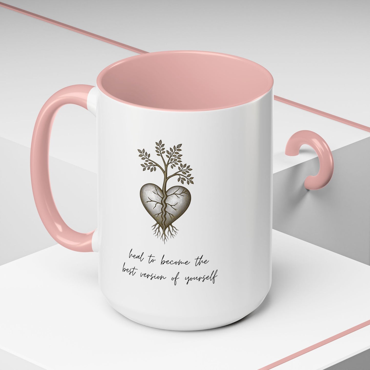 'Heal Yourself' Coffee Mug — Motivational & Inspirational Gift (11/15oz)