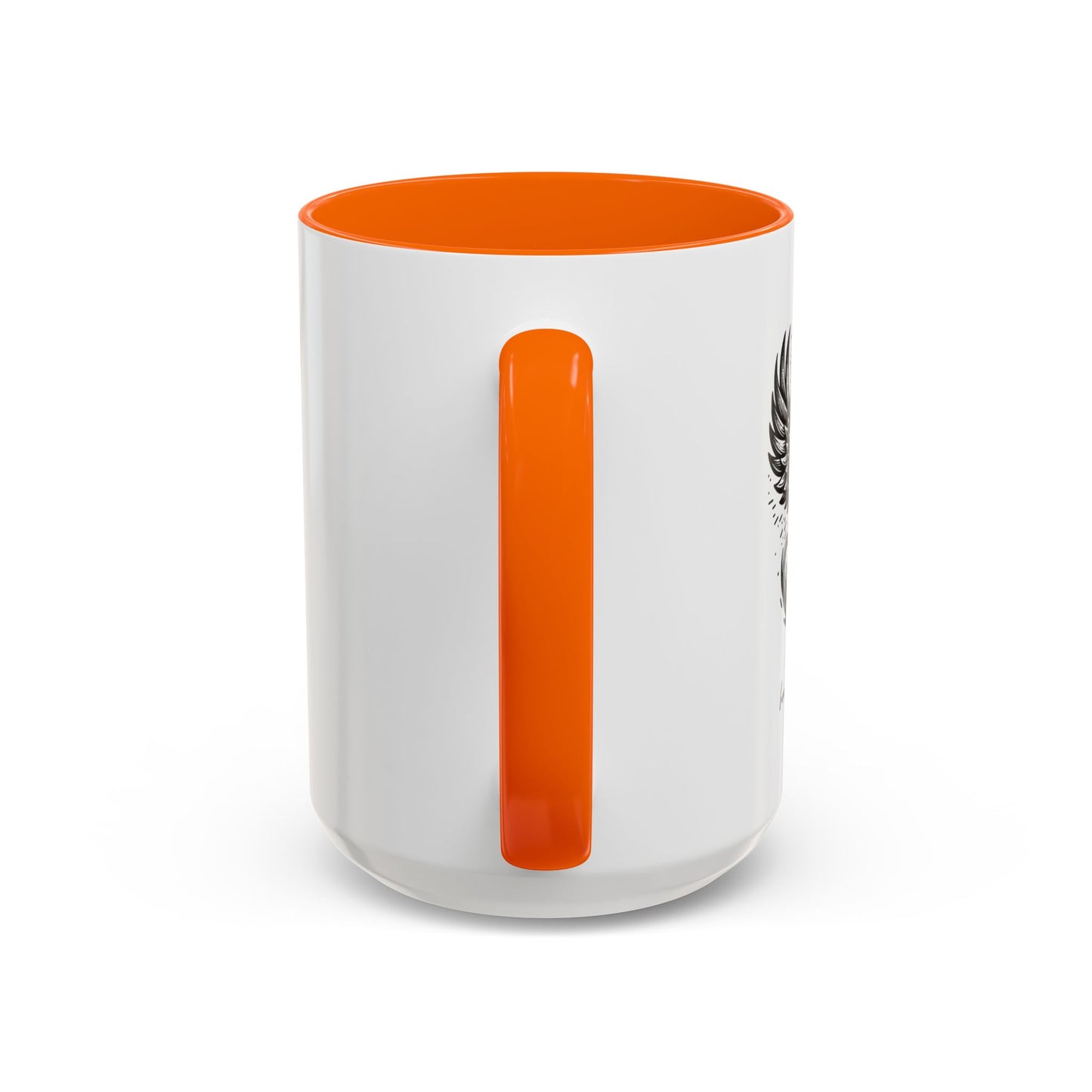 "Heal. Grow. Rise" Black Accent Coffee Mug with Phoenix Design — 11/15oz
