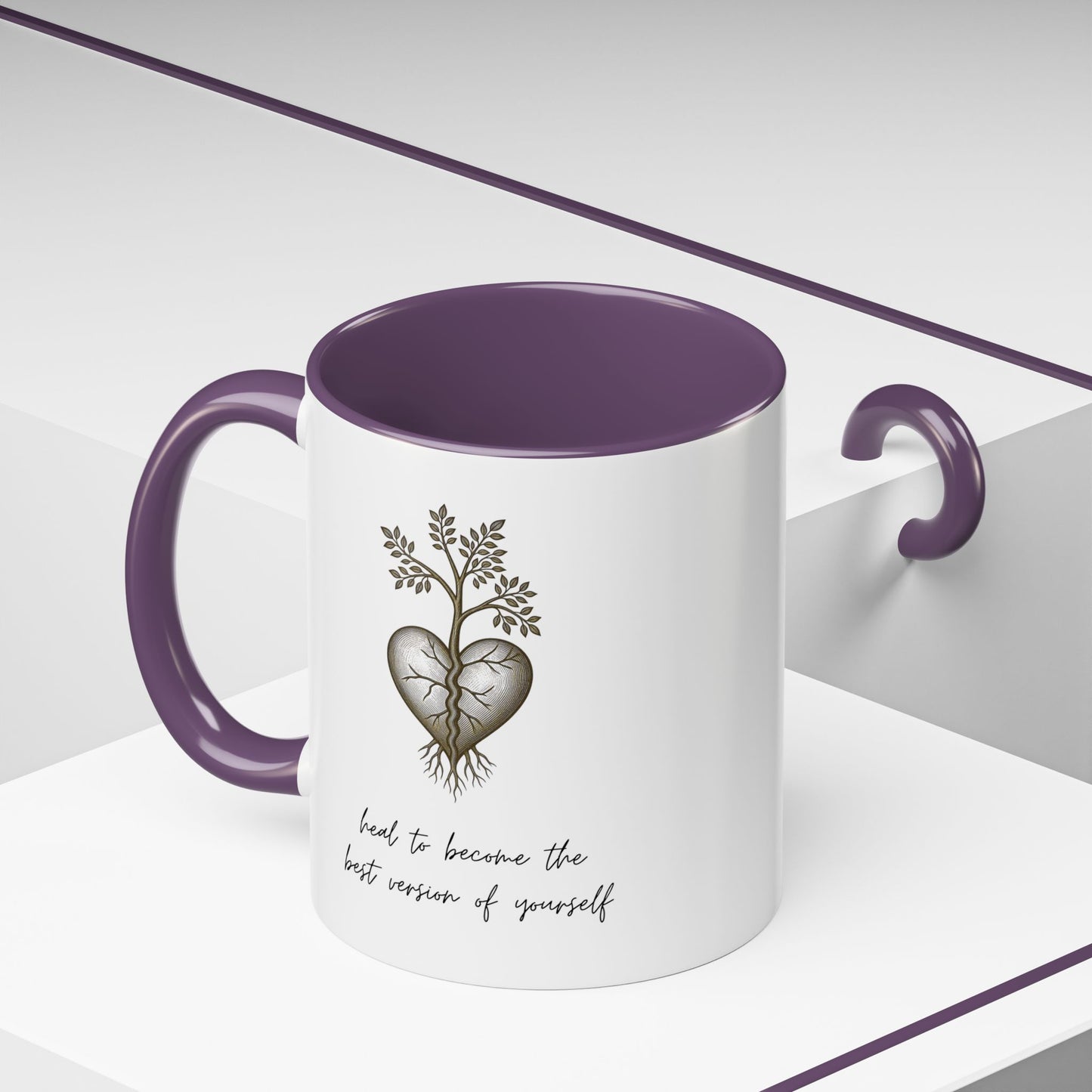 'Heal Yourself' Coffee Mug — Motivational & Inspirational Gift (11/15oz)