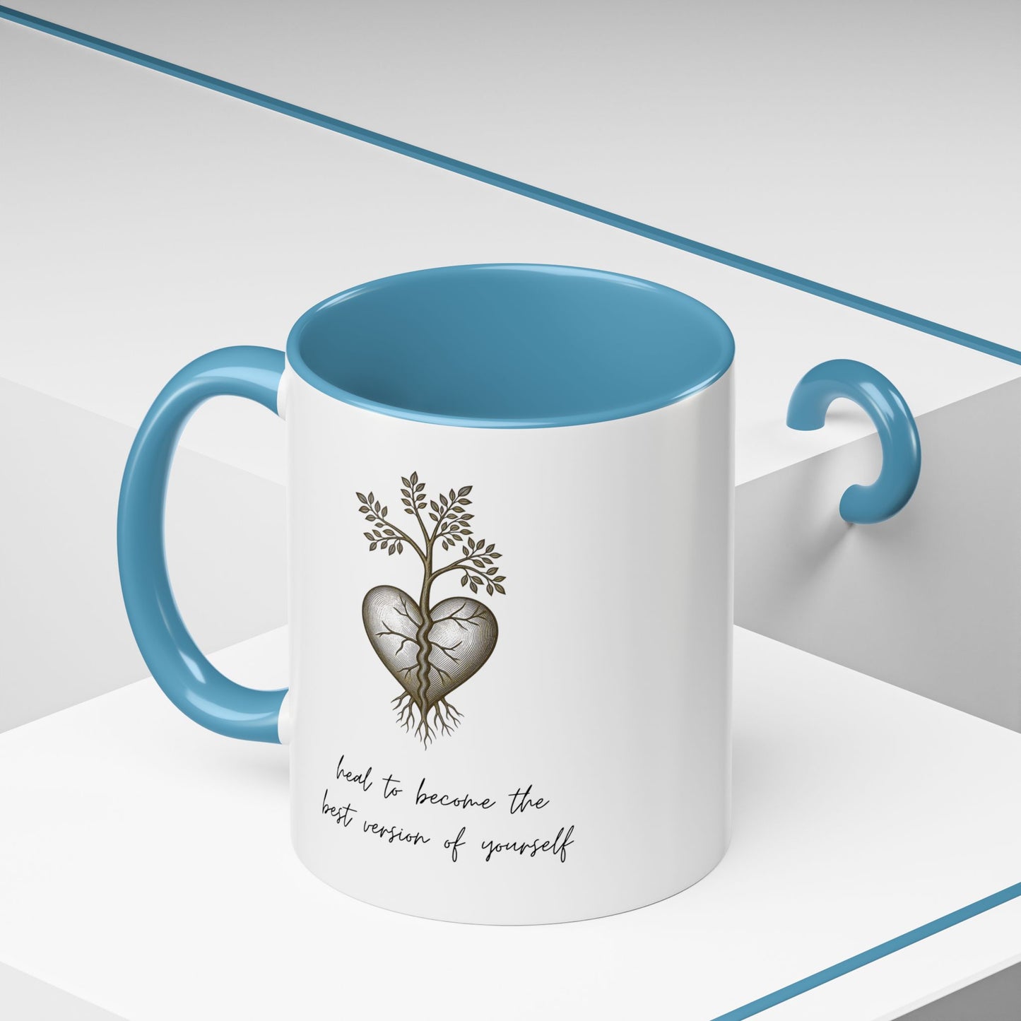 'Heal Yourself' Coffee Mug — Motivational & Inspirational Gift (11/15oz)