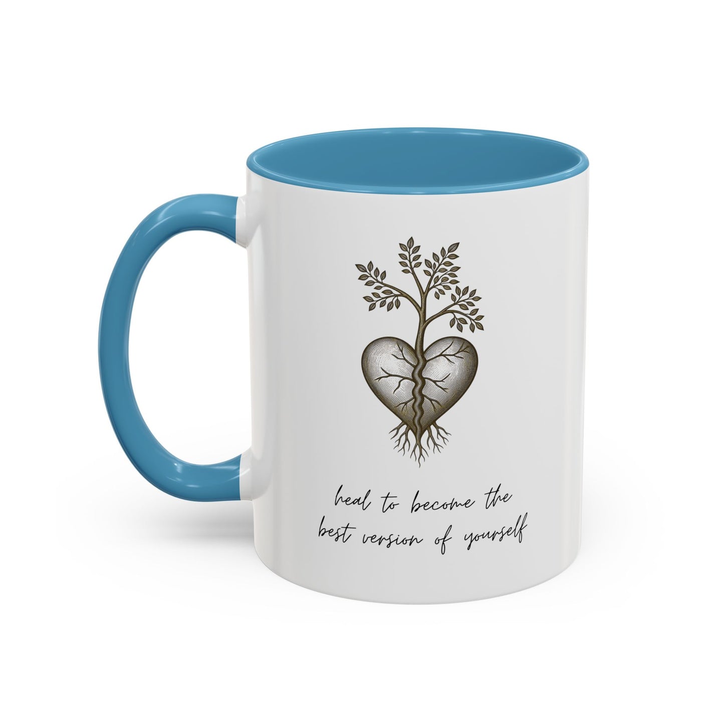 'Heal Yourself' Coffee Mug — Motivational & Inspirational Gift (11/15oz)