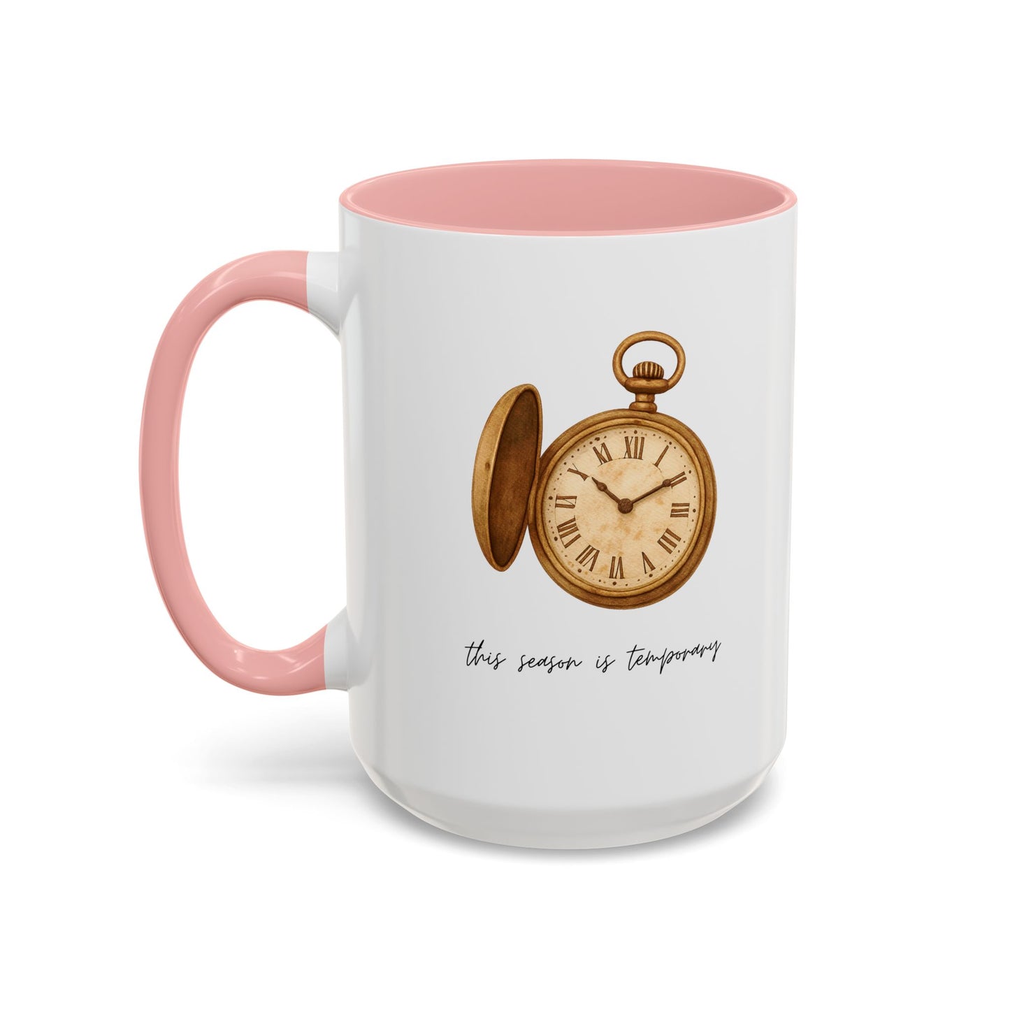 "This Season Is Temporary" Coffee Mug – Accent Mug (11/15oz)