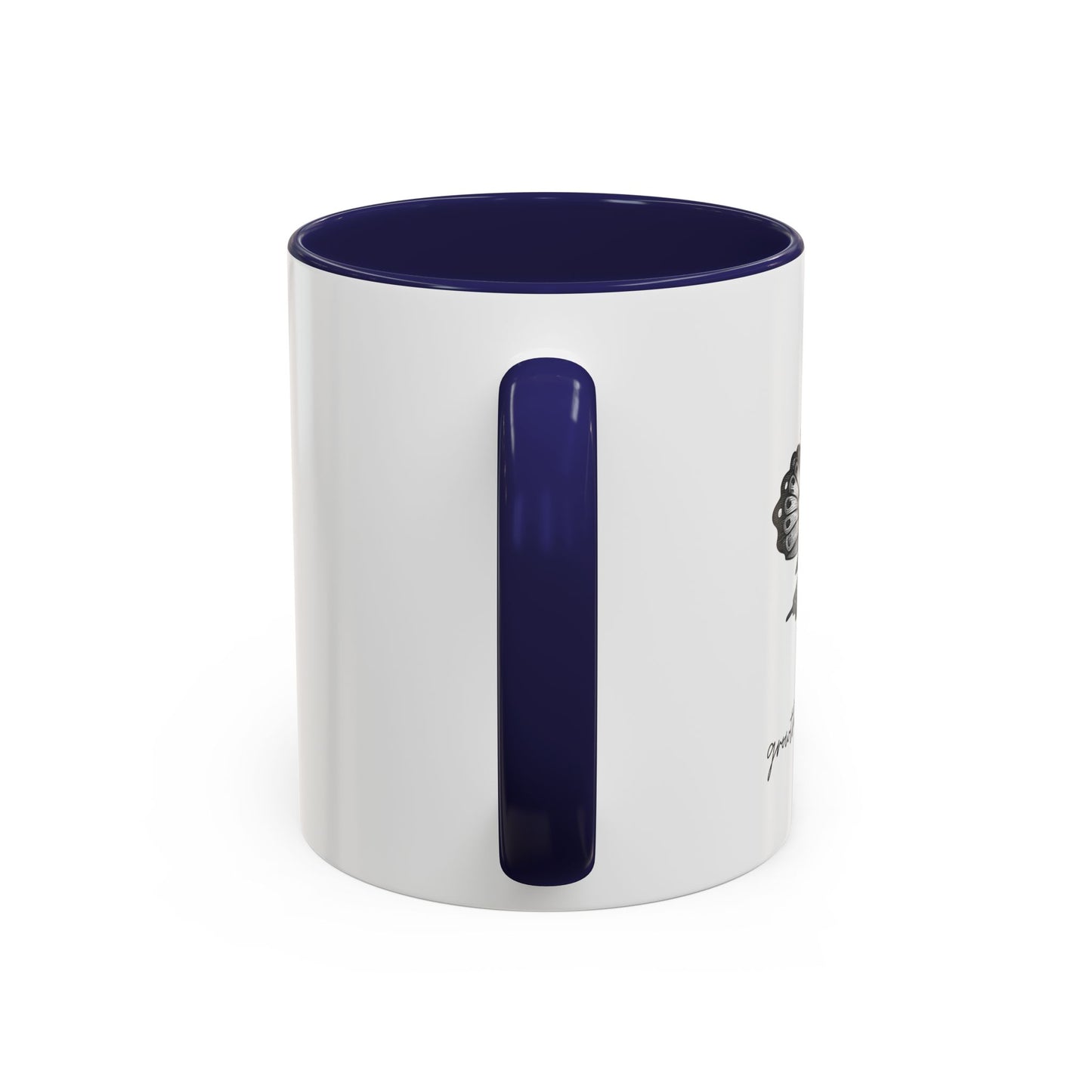 "Growth Begins Here" Coffee Mug — Butterfly Accent Ceramic 11/15oz, Minimal Nature-Inspired Gift