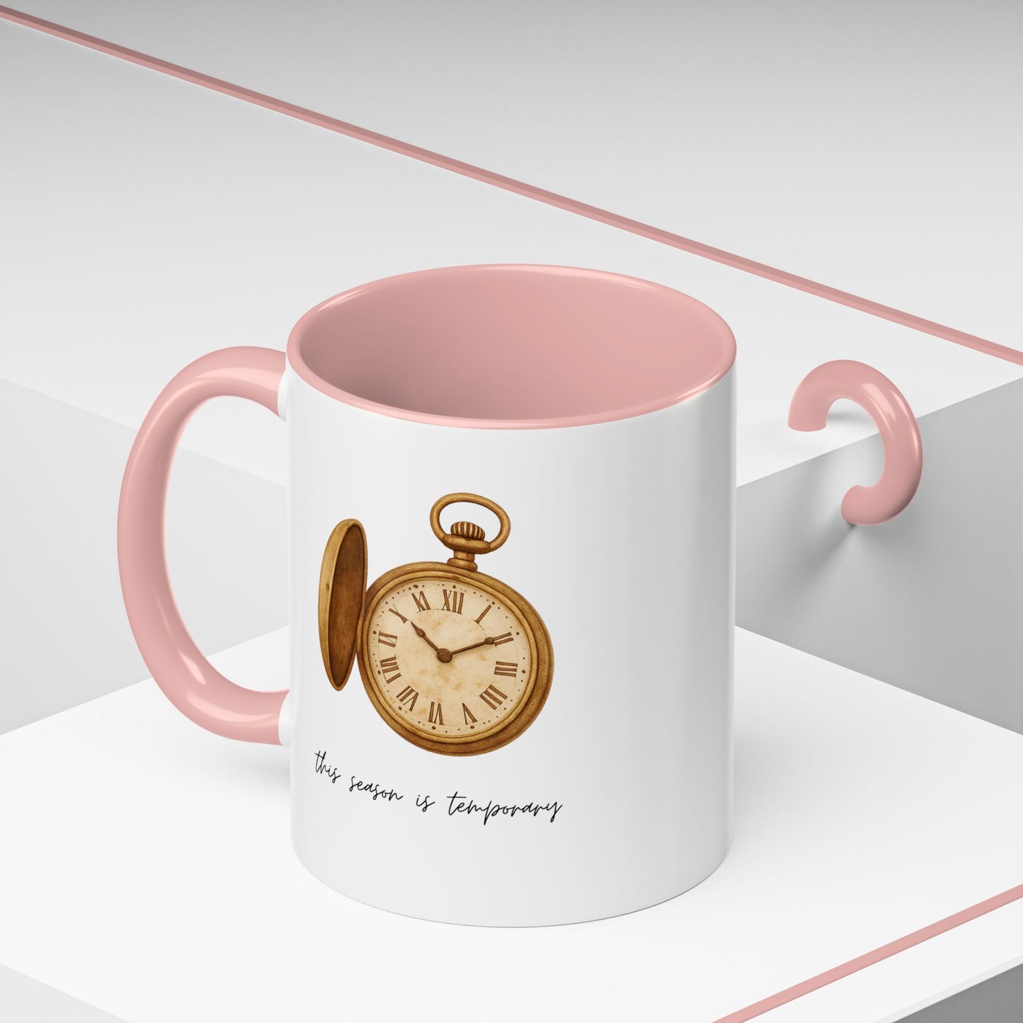 "This Season Is Temporary" Coffee Mug – Accent Mug (11/15oz)