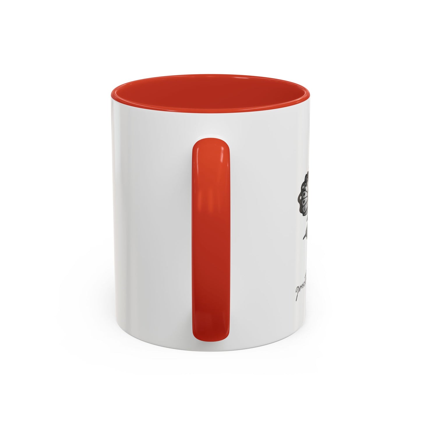 "Growth Begins Here" Coffee Mug — Butterfly Accent Ceramic 11/15oz, Minimal Nature-Inspired Gift