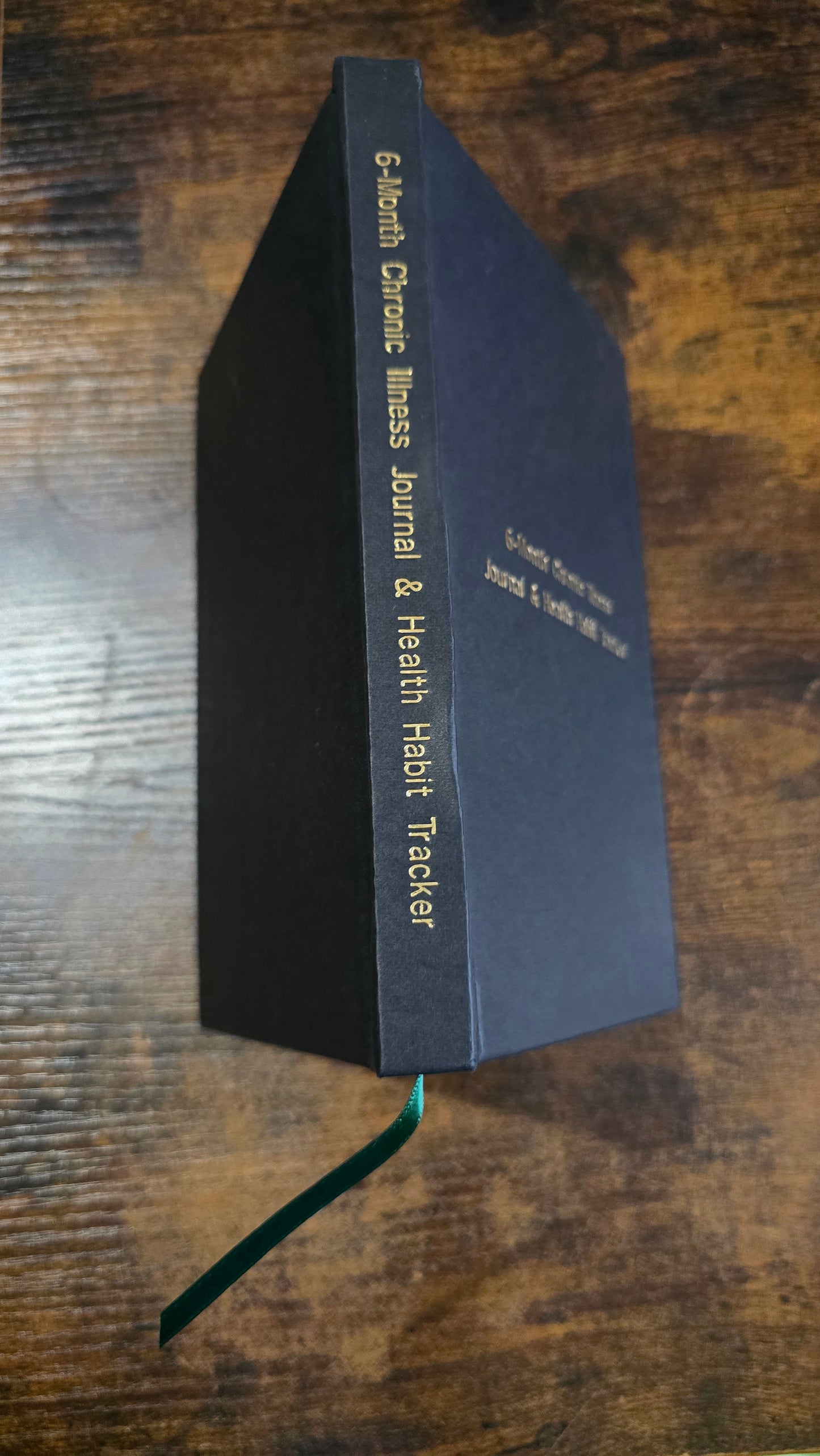 6-Month Chronic Illness Journal & Health Habit Tracker (Bespoke Clothbound Foil Edition)