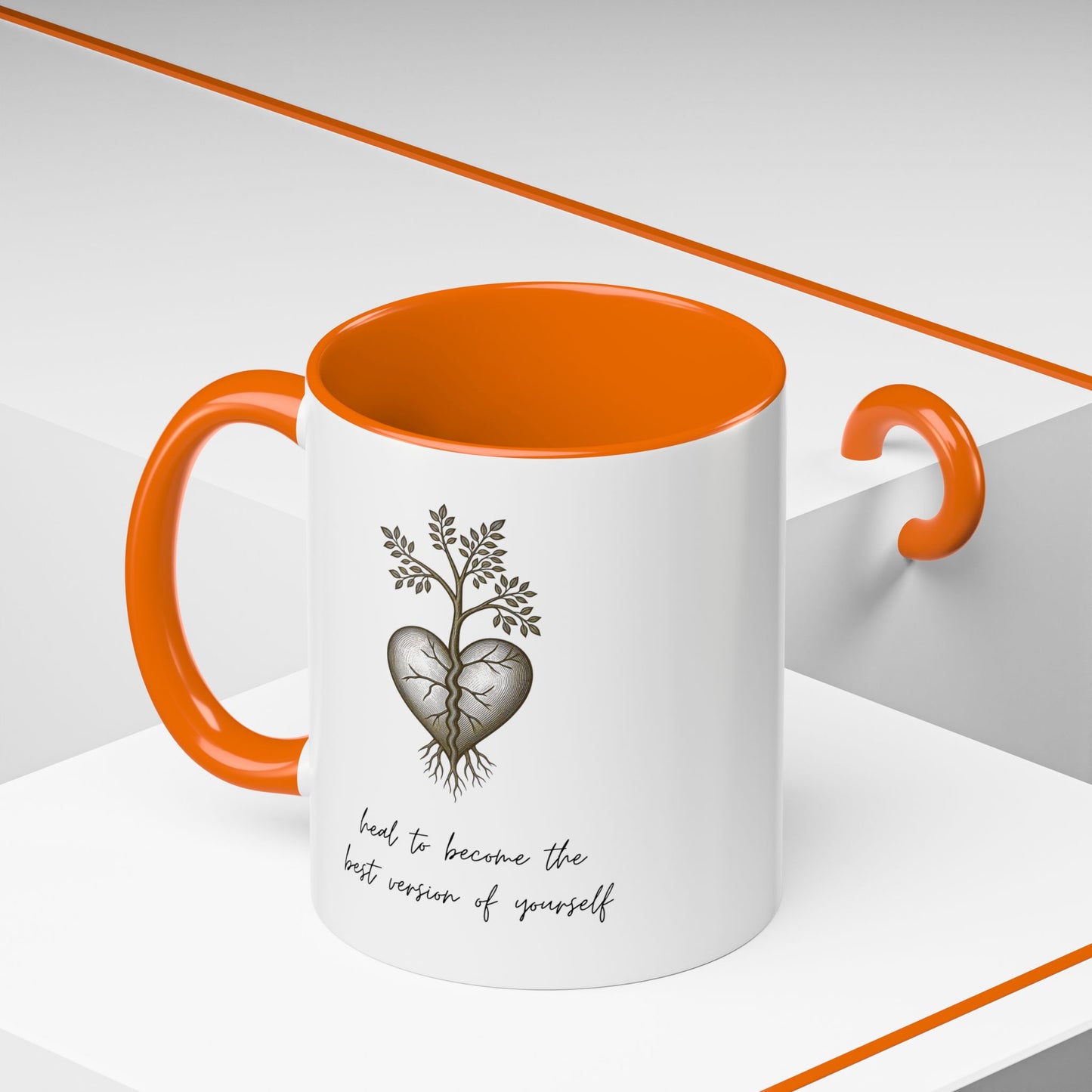 'Heal Yourself' Coffee Mug — Motivational & Inspirational Gift (11/15oz)