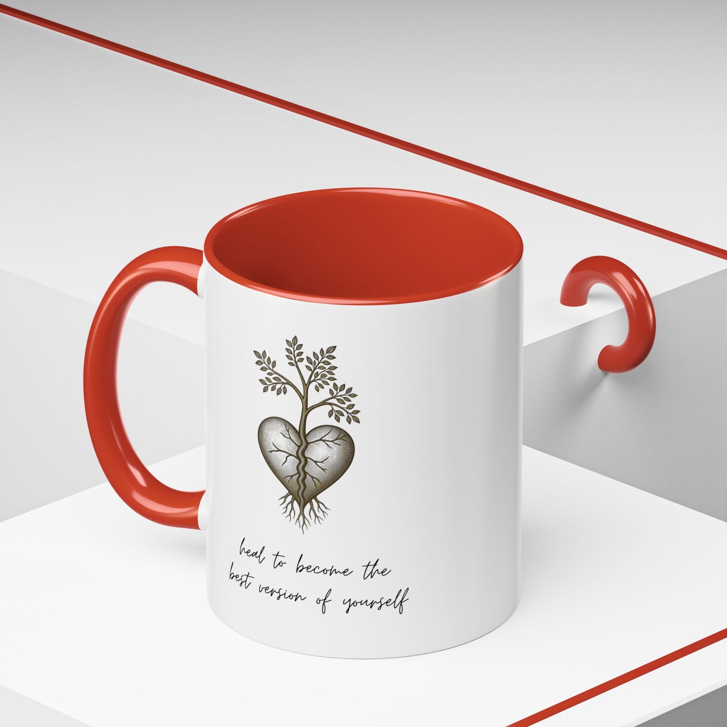 'Heal Yourself' Coffee Mug — Motivational & Inspirational Gift (11/15oz)