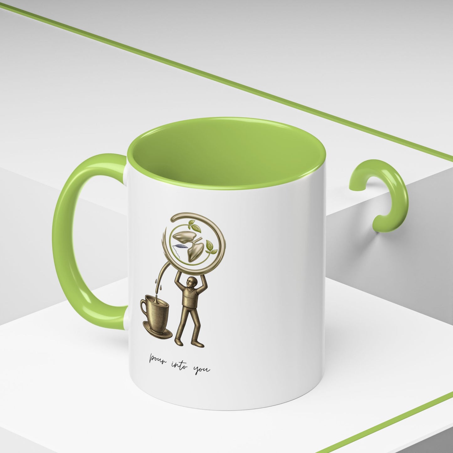 "Pour Into You" Accent Coffee Mug