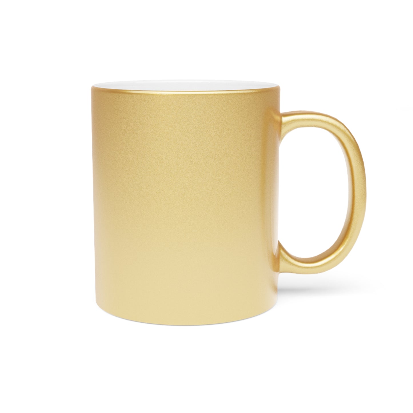 Odyssey Metallic Rise Mug — Silver/Gold Inspirational Coffee Mug (Premium)