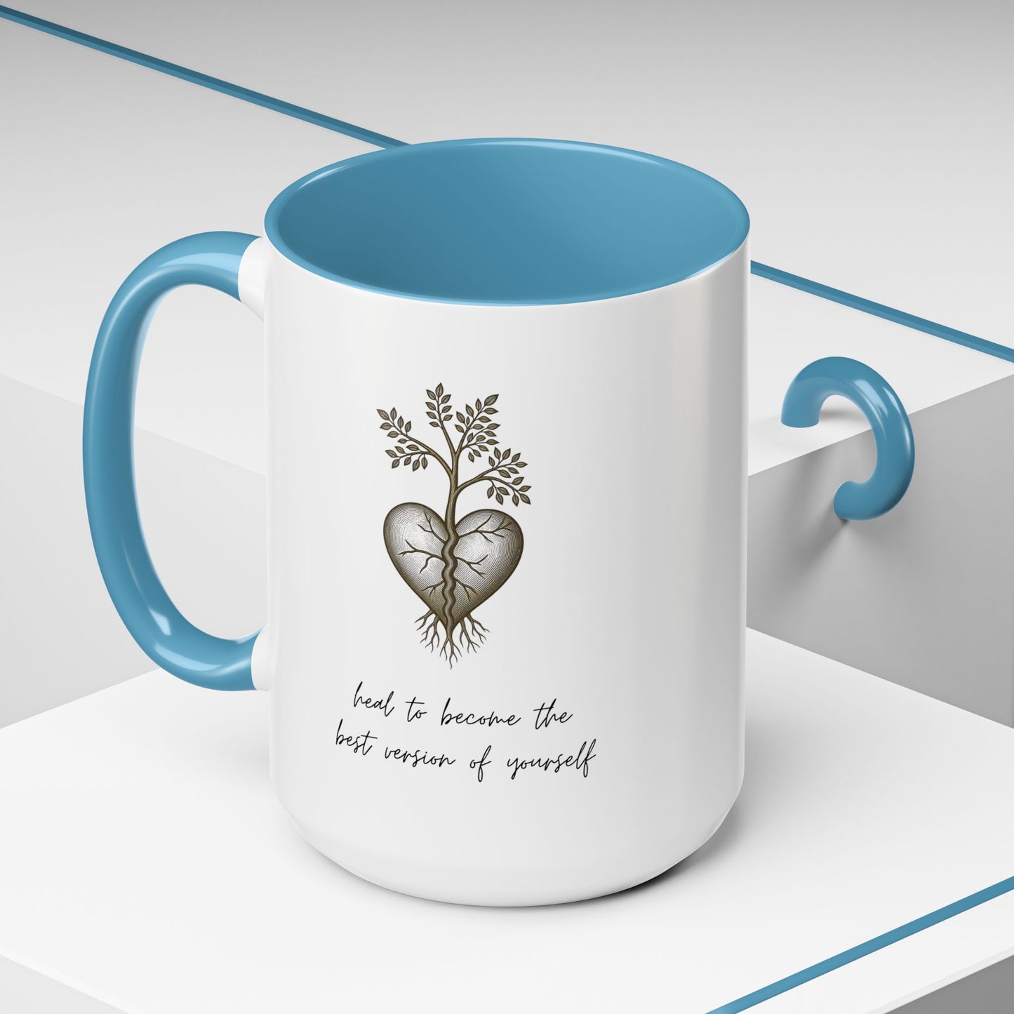 'Heal Yourself' Coffee Mug — Motivational & Inspirational Gift (11/15oz)