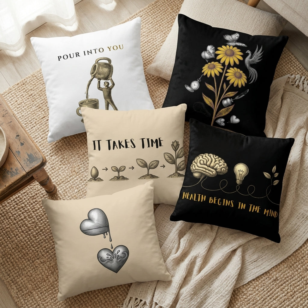 The Healing Collection Throw Pillow Bundle