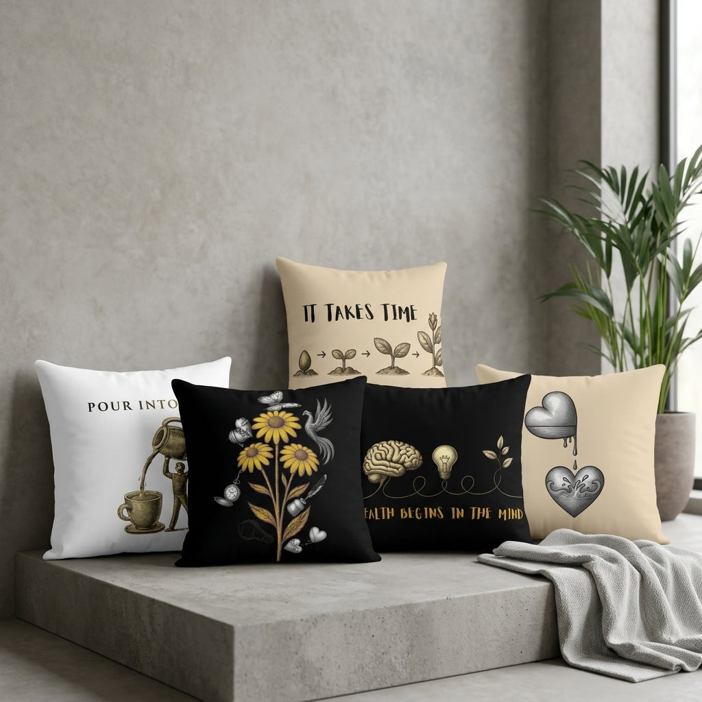 The Healing Collection Throw Pillow Bundle