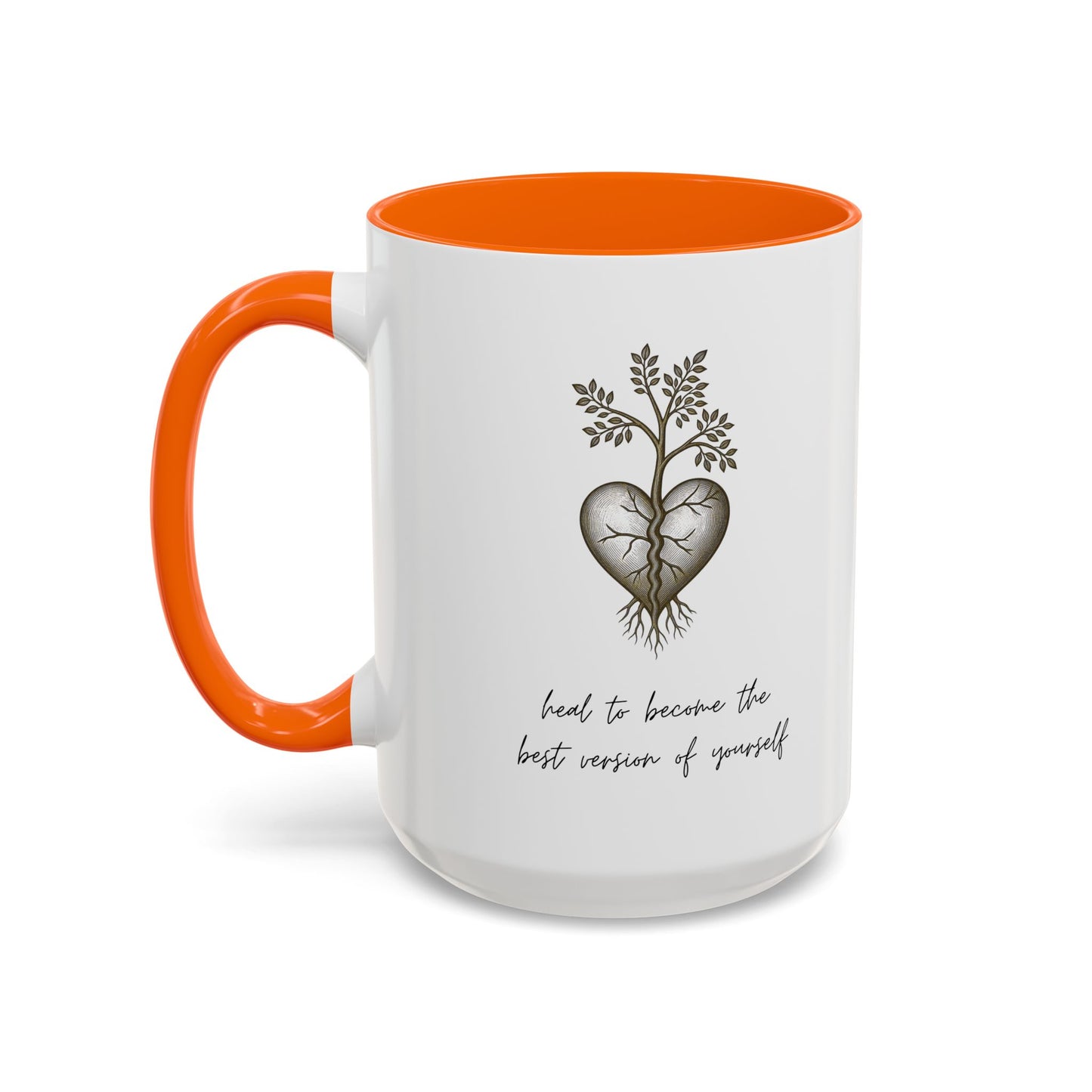 'Heal Yourself' Coffee Mug — Motivational & Inspirational Gift (11/15oz)