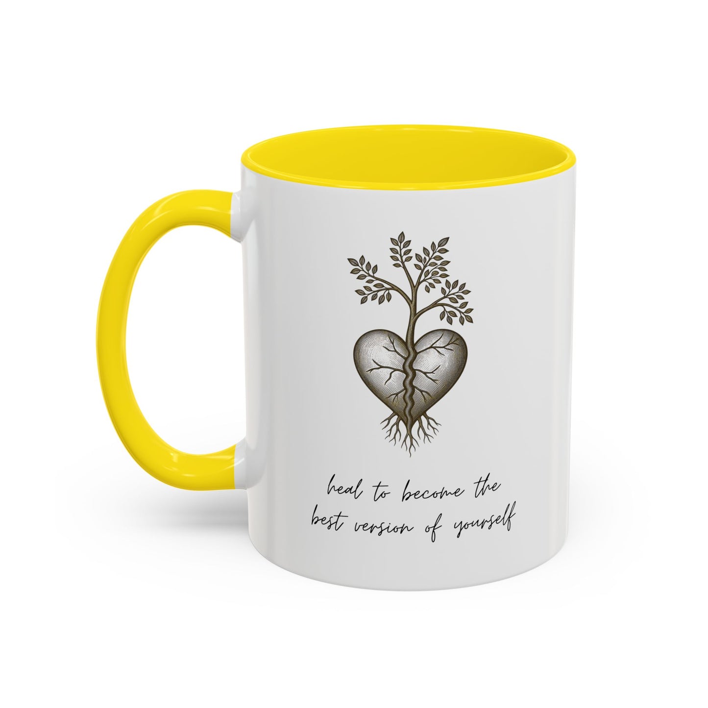 'Heal Yourself' Coffee Mug — Motivational & Inspirational Gift (11/15oz)