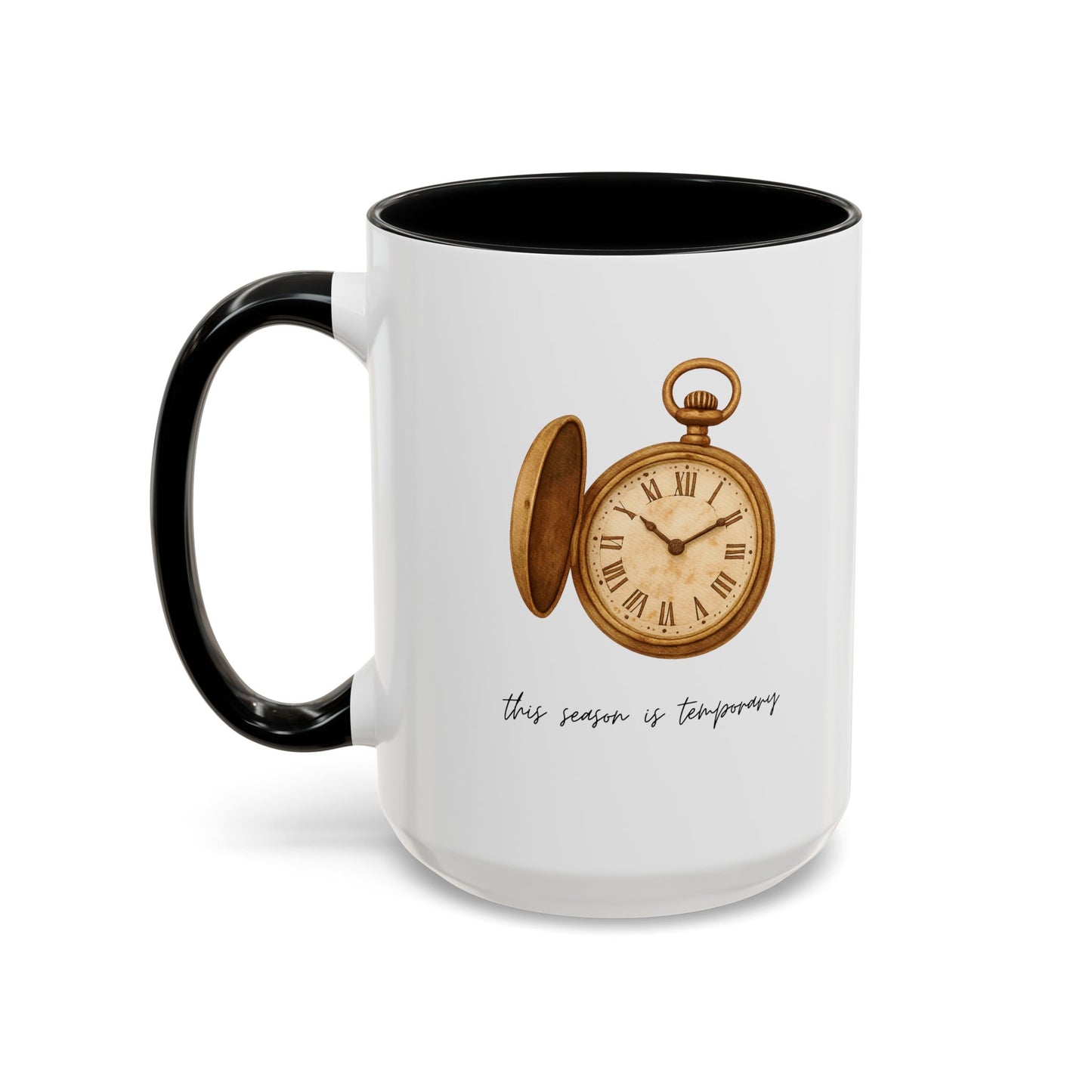 "This Season Is Temporary" Coffee Mug – Accent Mug (11/15oz)