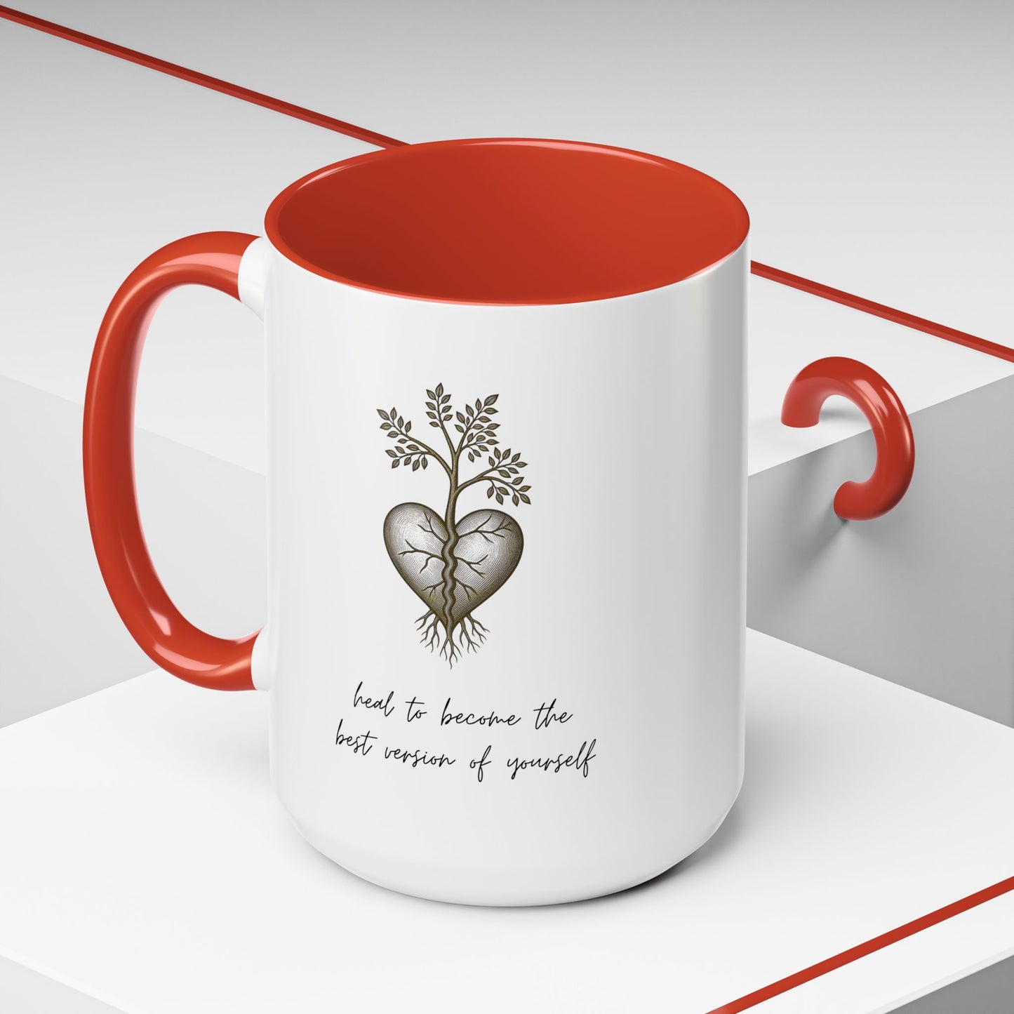 'Heal Yourself' Coffee Mug — Motivational & Inspirational Gift (11/15oz)
