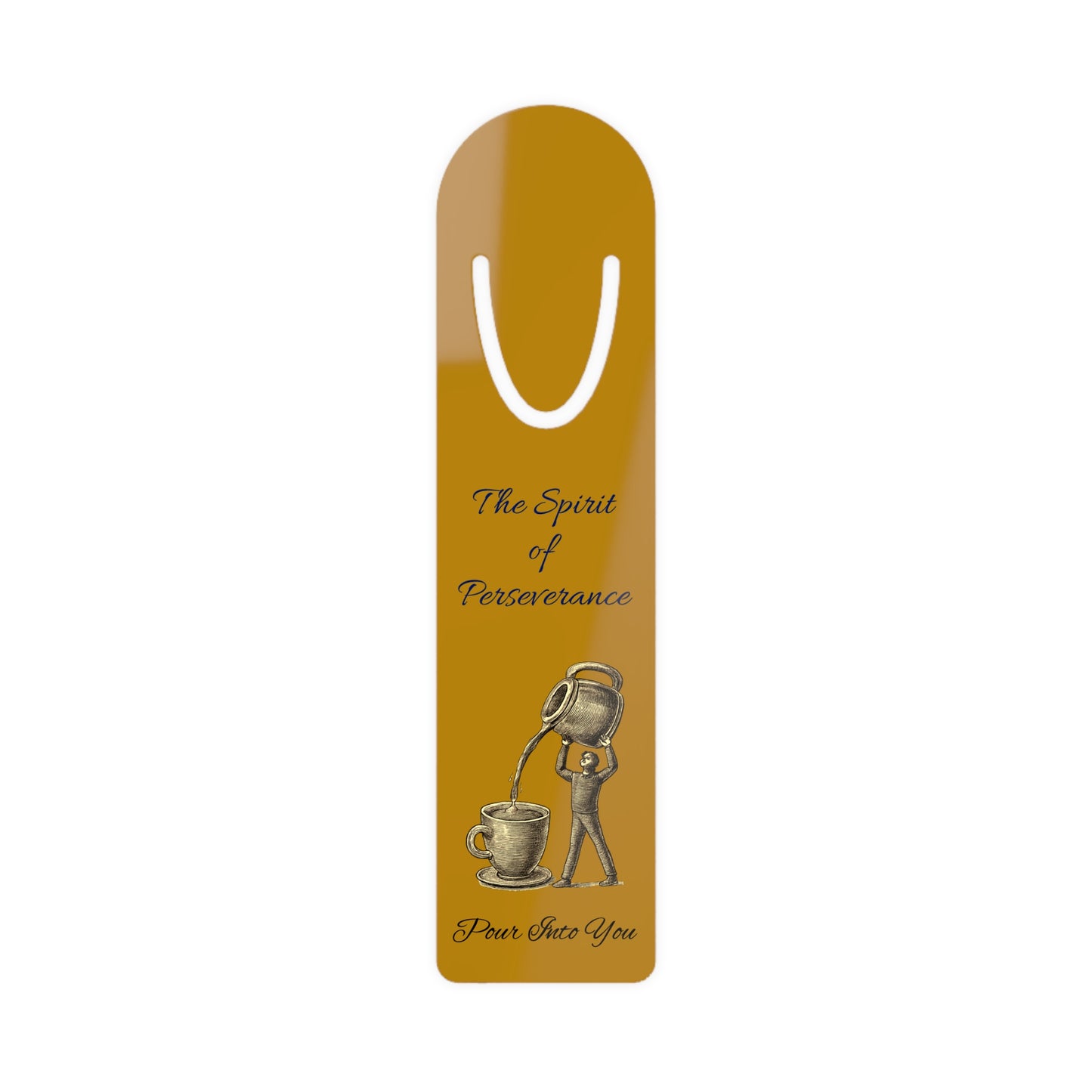 The Spirit of Perseverance Bookmark – 'The Spirit of Perseverance' Inspirational Metal Bookmark