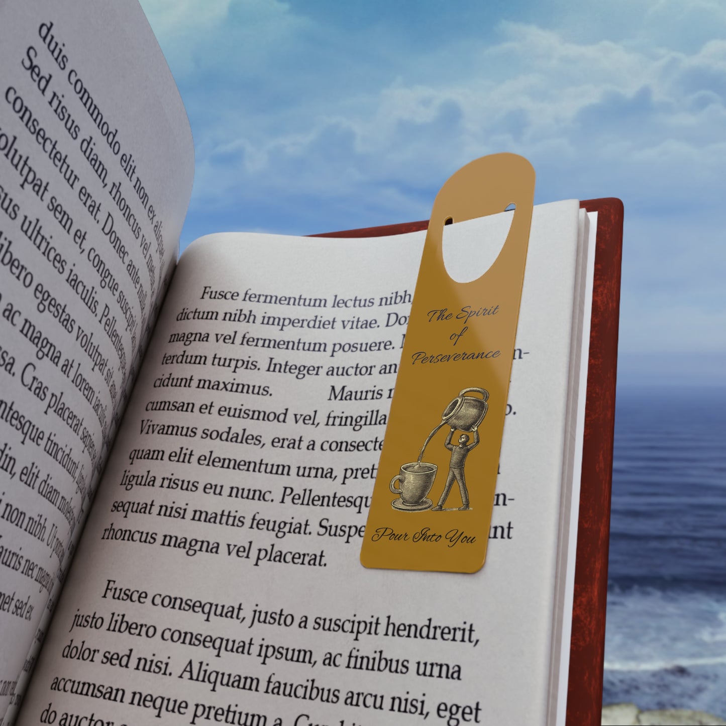 The Spirit of Perseverance Bookmark – 'The Spirit of Perseverance' Inspirational Metal Bookmark
