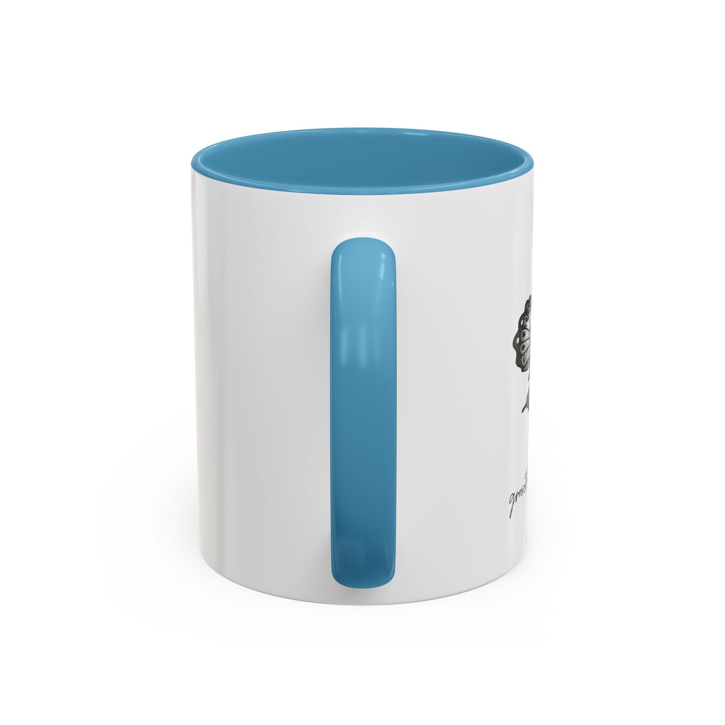 "Growth Begins Here" Coffee Mug — Butterfly Accent Ceramic 11/15oz, Minimal Nature-Inspired Gift