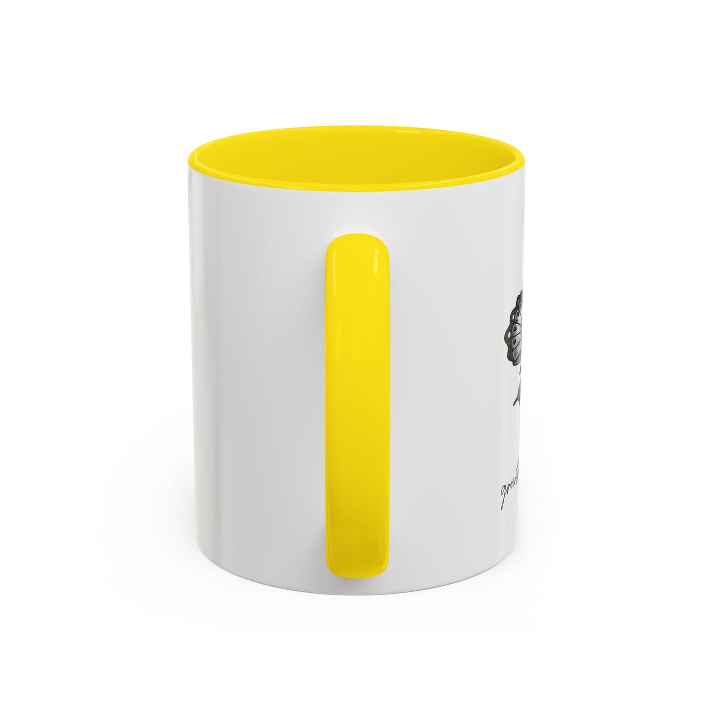 "Growth Begins Here" Coffee Mug — Butterfly Accent Ceramic 11/15oz, Minimal Nature-Inspired Gift