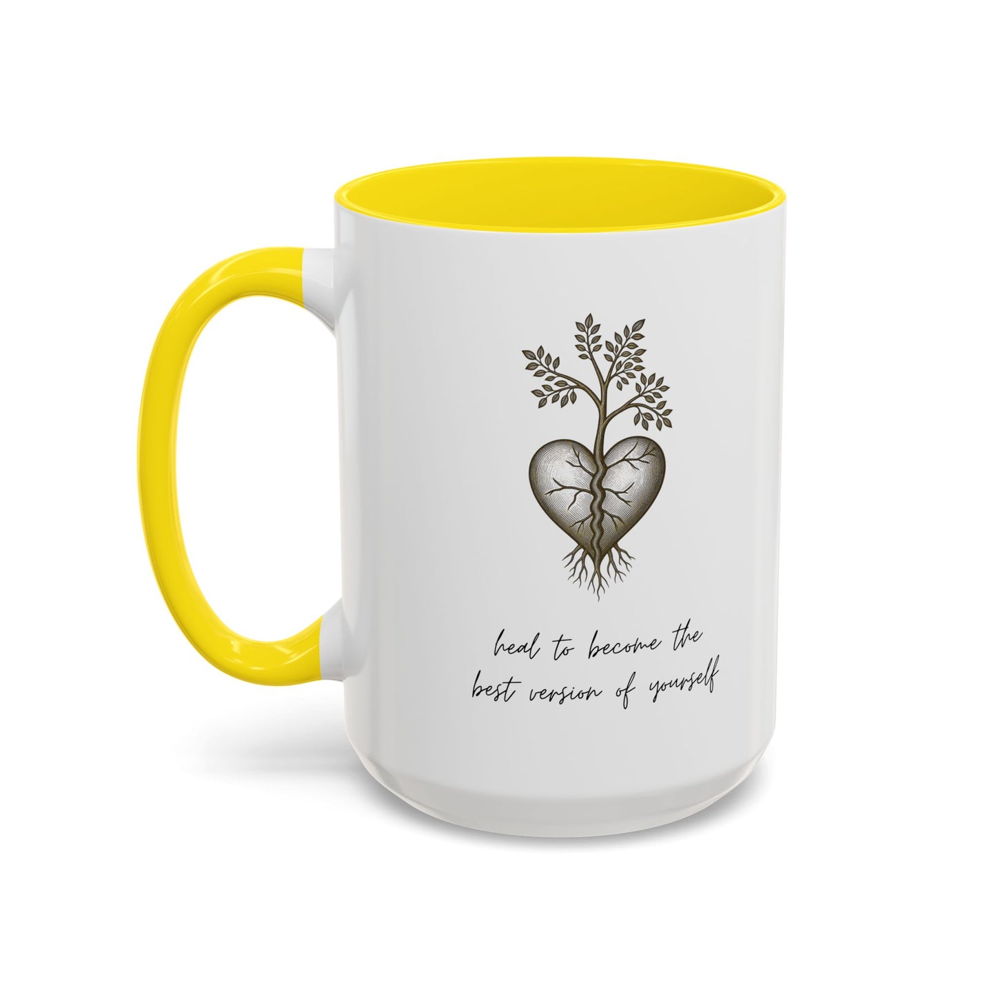 'Heal Yourself' Coffee Mug — Motivational & Inspirational Gift (11/15oz)