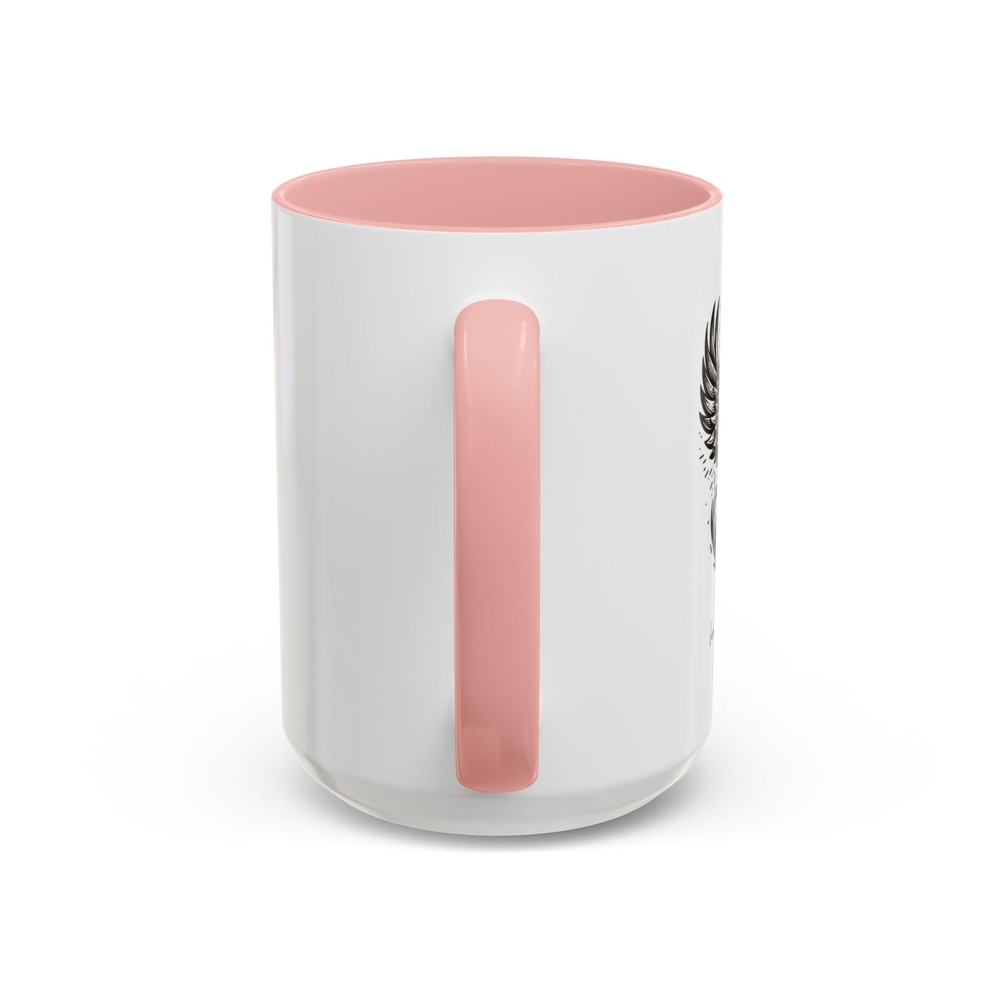 "Heal. Grow. Rise" Black Accent Coffee Mug with Phoenix Design — 11/15oz