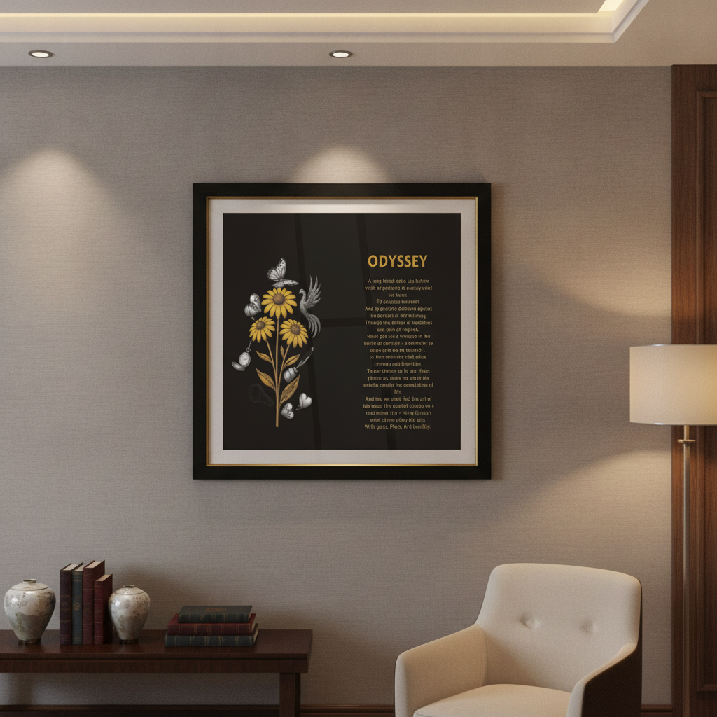 "Odyssey" Poetry Poster