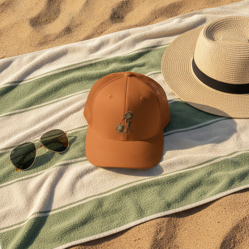 "Pour Into You" Closed-back Trucker Cap