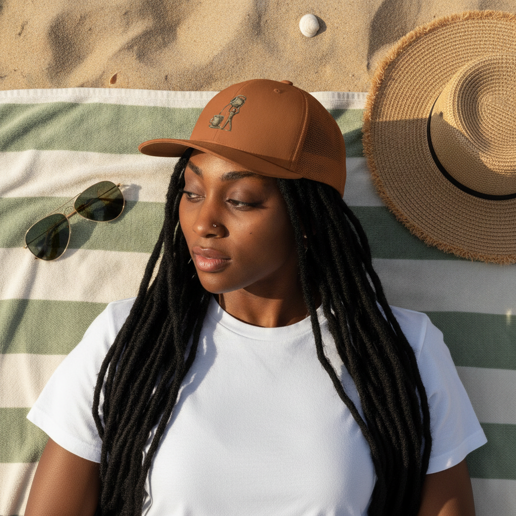 "Pour Into You" Closed-back Trucker Cap