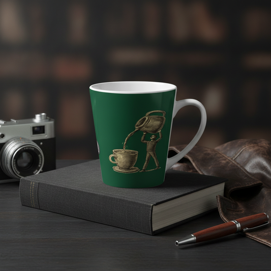 The Health Journey Collective Latte mug (Forest Green)