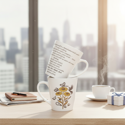 The Health Journey Collective Latte mug