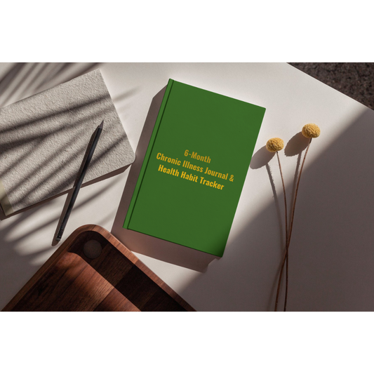 6-Month Chronic Illness Journal & Health Habit Tracker (Bespoke Clothbound Foil Edition)